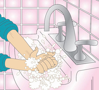 free clip art hands wash