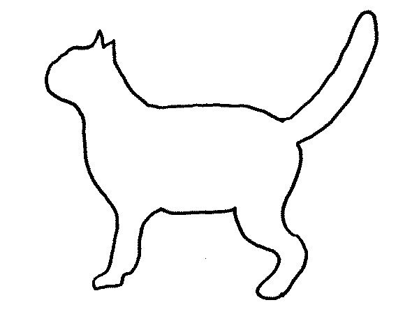 cat outline | haley speaks | Pinterest