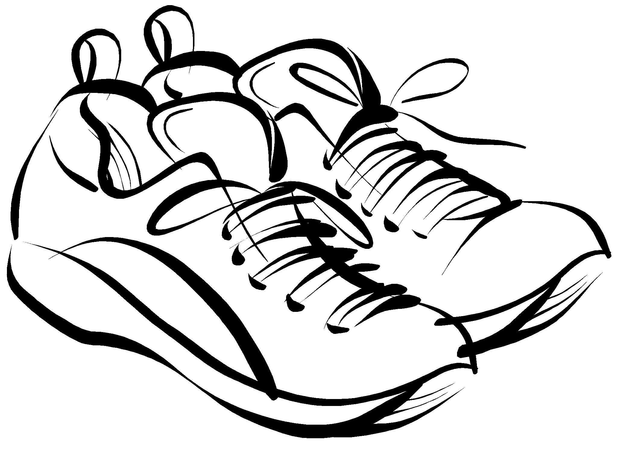Running Shoes Drawing - Free Clipart Images - ClipArt Best - ClipArt Best