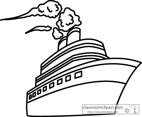Clip art of a ship