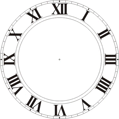Clock Face Templates | Clock Faces, Public Domain and Wi…