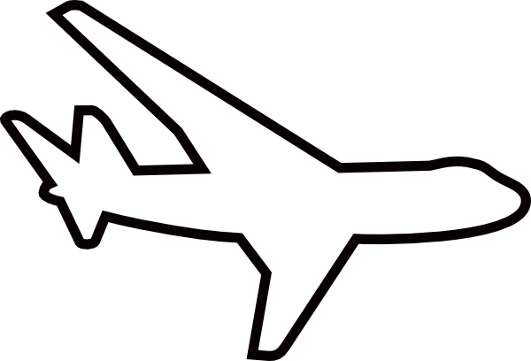 Airplane Stencil