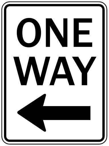 Pix For > One Way Sign