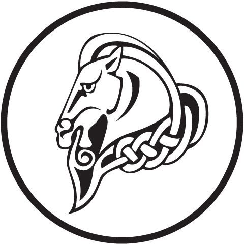 Horses, Horse head and Celtic