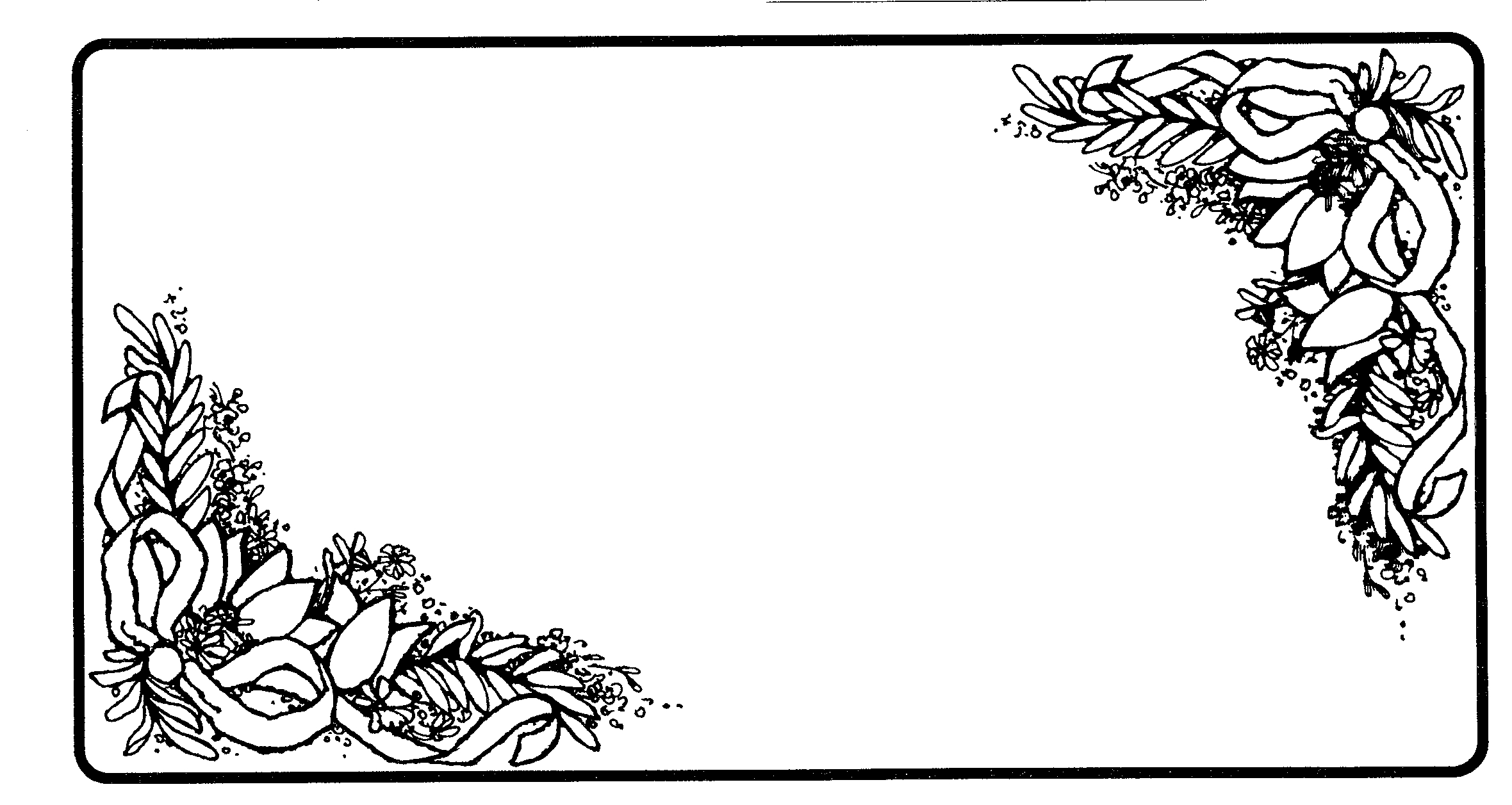 Floral page borders clipart best clipart best
