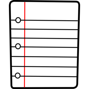 Lined Paper clip art - Polyvore