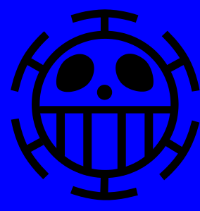 Trafalgar Law Logo clip art free vector