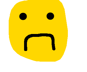 Frowny face (drawing by westofthesun41)