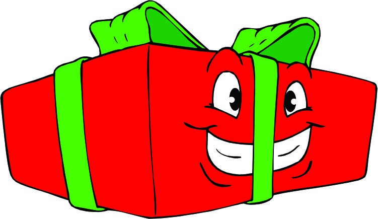 Cartoon Christmas Present - ClipArt Best
