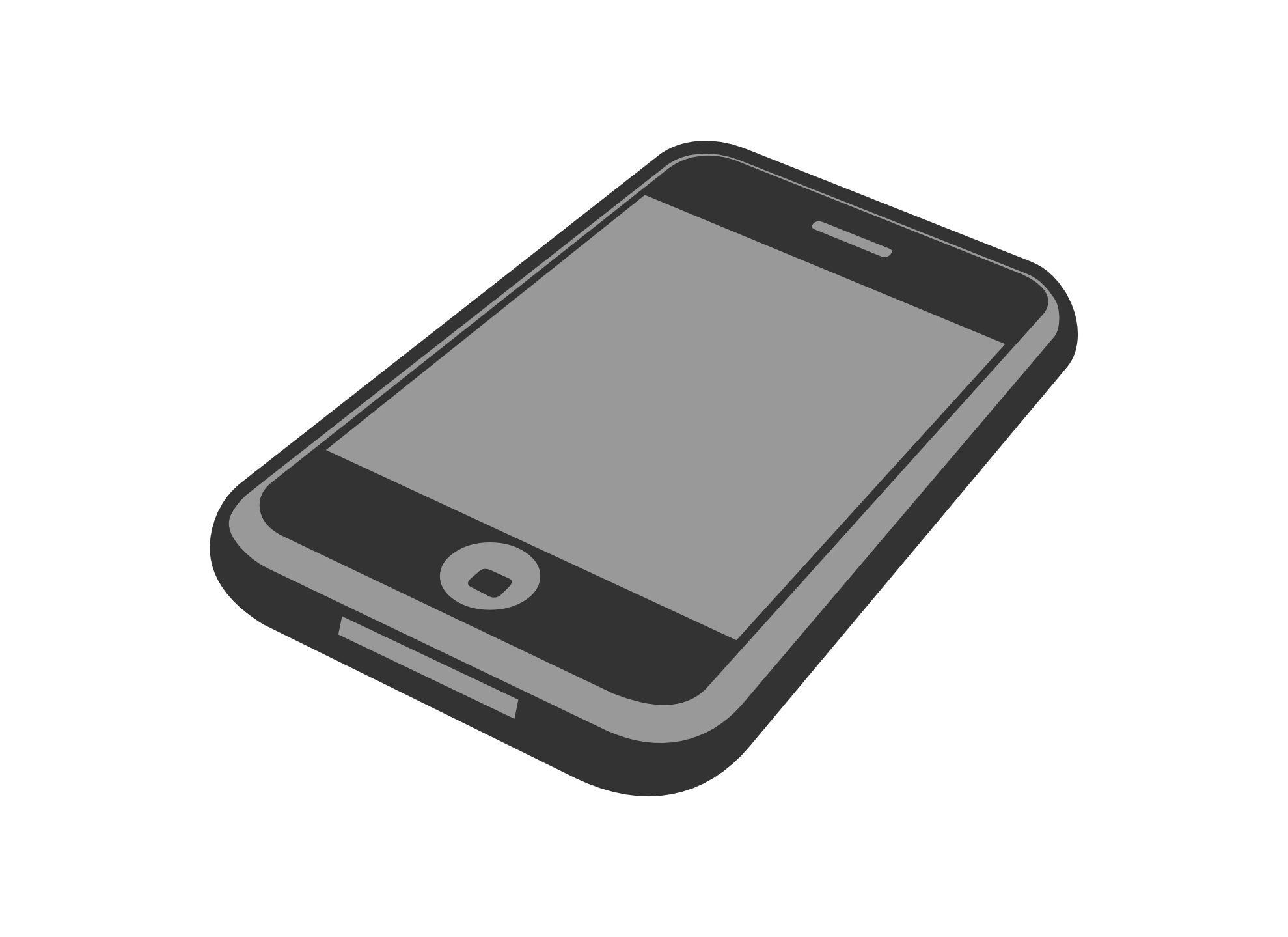 Clip Art: phone icon iphone art clipartist.net ...