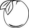 Food Fruit Outline - vector clip art online, royalty free & public ...