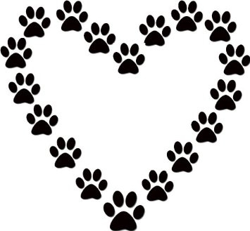 Clipart Of Dog Paw Prints
