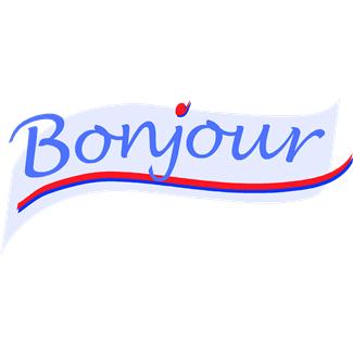 Bonjour Word Clipart