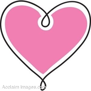 Pink clipart heart
