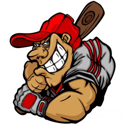 Cartoon Baseball Player With Glove | Free Download Clip Art | Free ...
