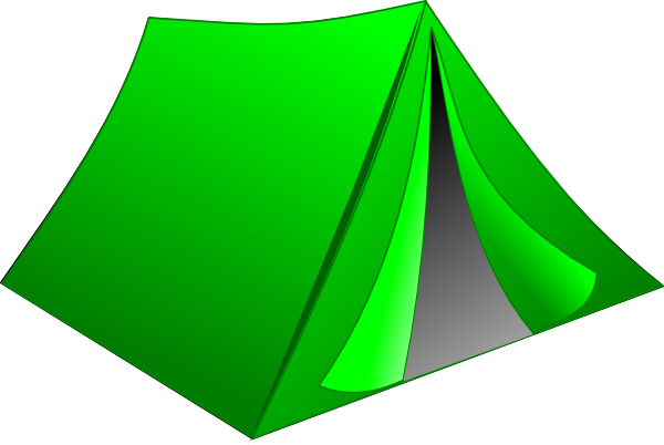 Family Camping Tent Clipart