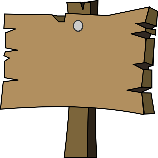 Sign Cartoon - ClipArt Best