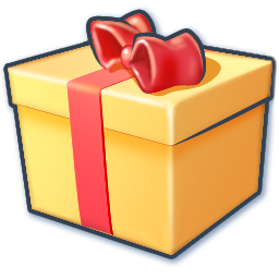 Gift Box Purple Icon - X-mas 2006 Icons - SoftIcons.com