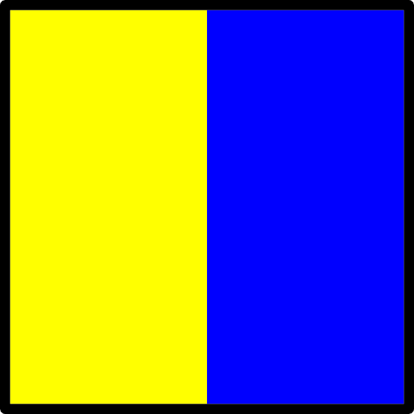 Signal Flag Kilo Clip Art - vector clip art online ...