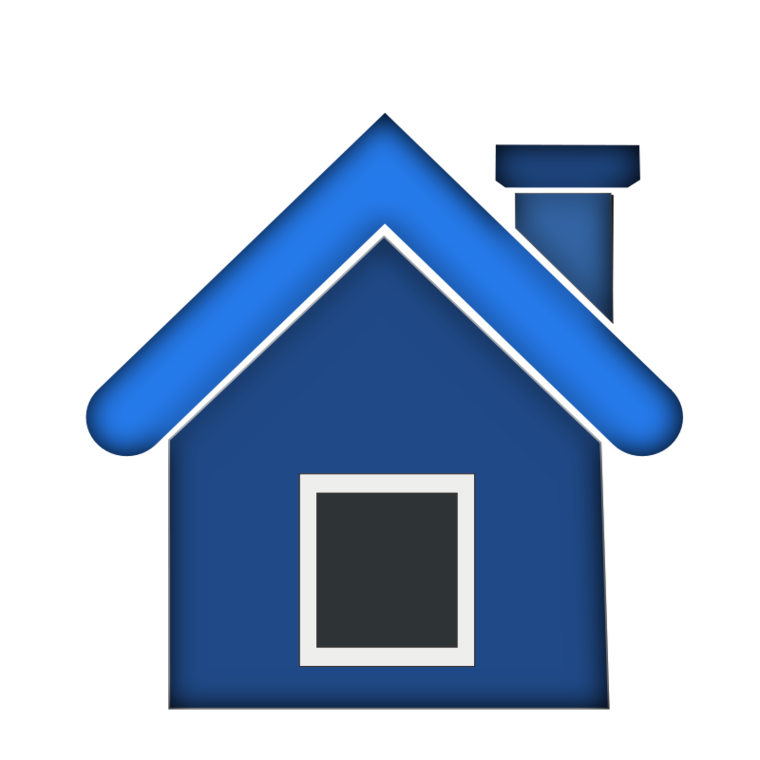 Icon Home Blue Clipart - Free to use Clip Art Resource