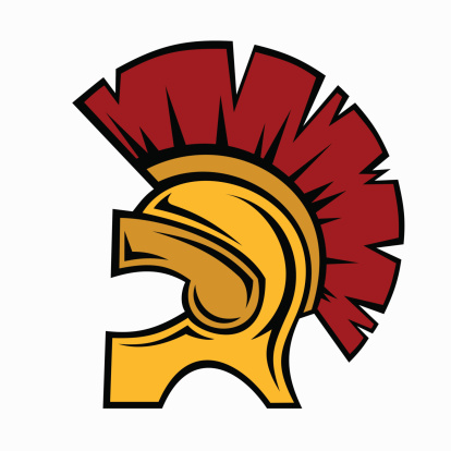 Roman soldier helmet clipart