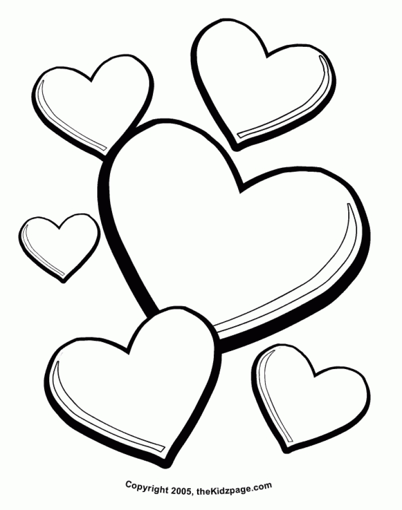 The Most Elegant along with Interesting Free Heart Coloring Pages ...