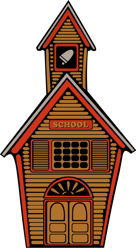 Free to Use & Public Domain School Building Clip Art