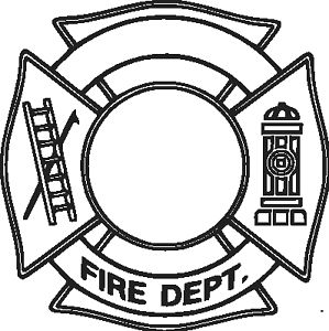Fire Department Logo ADD YOUR STATION # Vinyl Decal Your Color ...