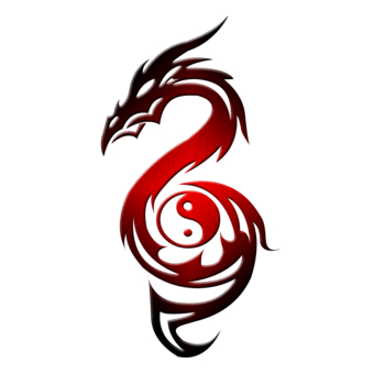 Dragon red tribal T-Shirt Designs | Wordans USA