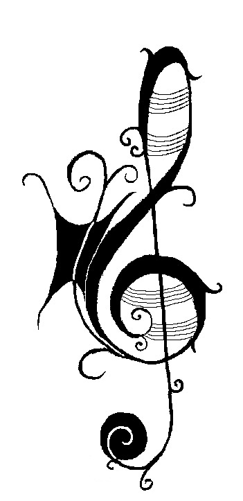Music Note And Tribal Butterfly Tattoo Sketch | Fresh 2017 Tattoos ...