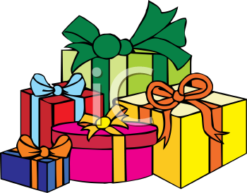 Free clipart christmas gift