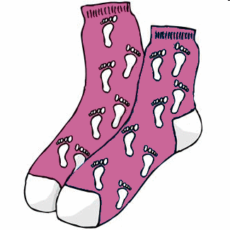 Cartoon Pink Socks - ClipArt Best