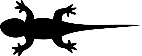 Lizard Silhouette Clipart