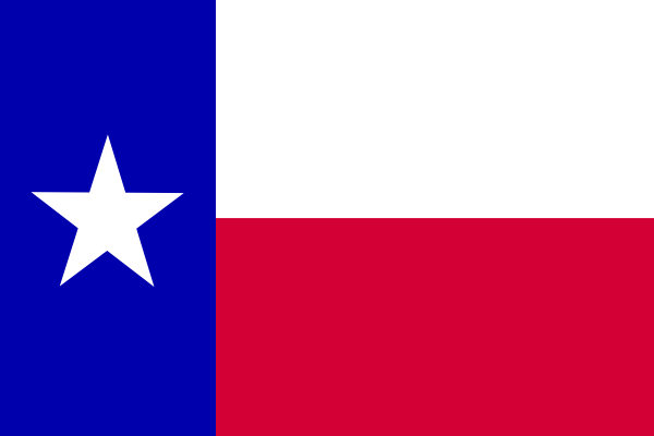 Texas flag clipart