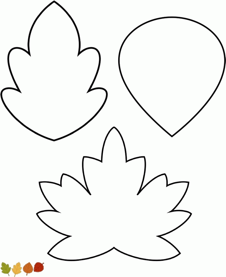 leaves template ~ Doozink