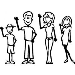 Family Stick Figures - ClipArt Best
