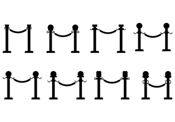 Velvet Rope Flat Free Vector Download 364053 | CannyPic