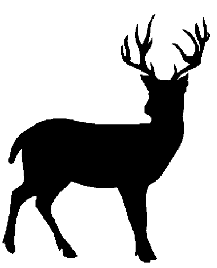 Deer Silhouette Clip Art - Tumundografico