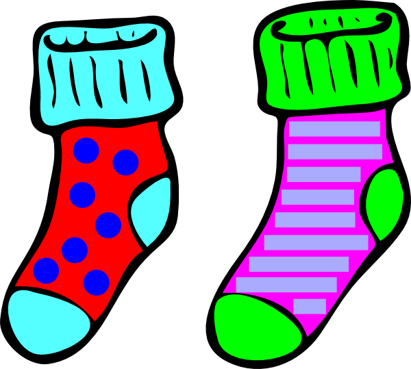 Socks And Shoes Clipart