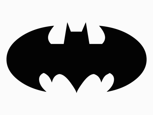 Small Batman Logo Template