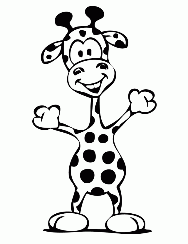 Giraffe Line Art