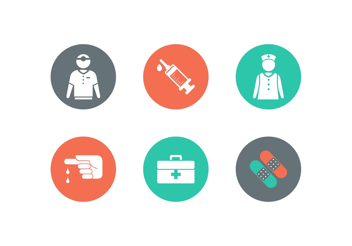 Trendy Hospital Icon Set - Download Free Vector Art, Stock ...