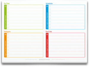 Official Eisenhower Matrix Canvas PDF