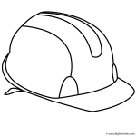 Hard Hat Coloring Pages - Aquadiso.com