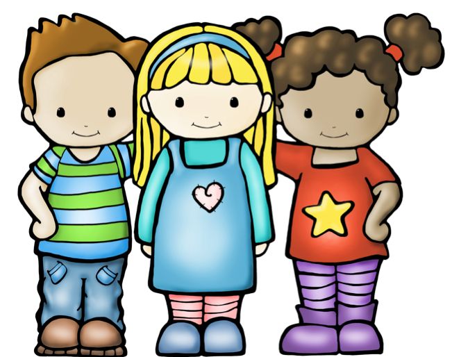 Cute Kids Clipart - Tumundografico