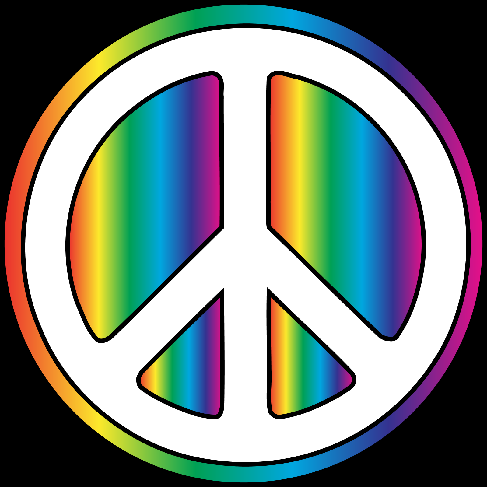 Cool Colorful Peace Signs - ClipArt Best