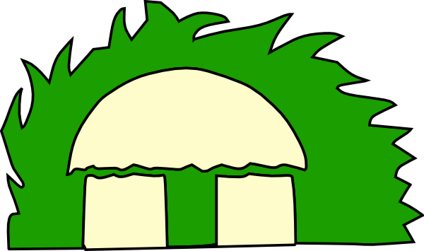 Small Building Shed Dome clip art Free Vector