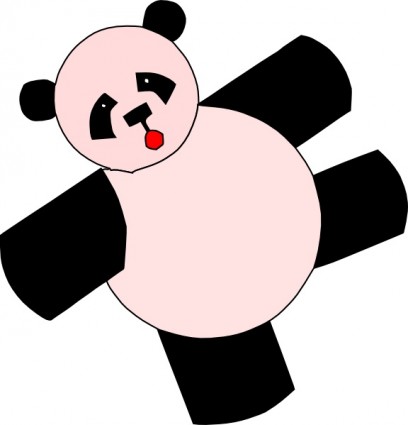 Paw prints of a panda bear Free vector for free download (about 0 ...