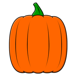 Cartoon Pumpkin Step by Step Drawing Lesson