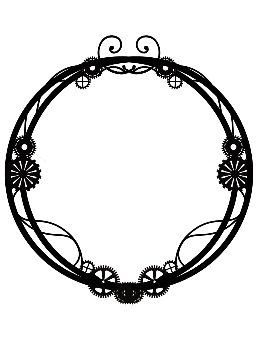462 steampunk frame 01a by Tigers-stock